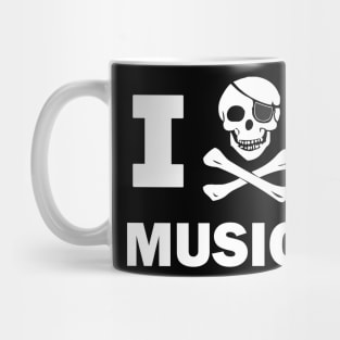 I Pirate Music Mug